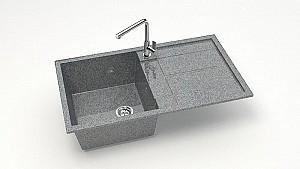 Chiuveta de bucatarie Marrbaxx Z017Q8 Grey Lucios