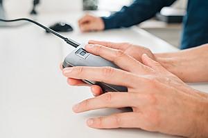 Hard disk extern Verbatim Verbatim Fingerprint Secure 1Tb Grey (53652)