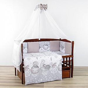 Lenjerie de pat Carapuz Ursuleț, Elefanți gri