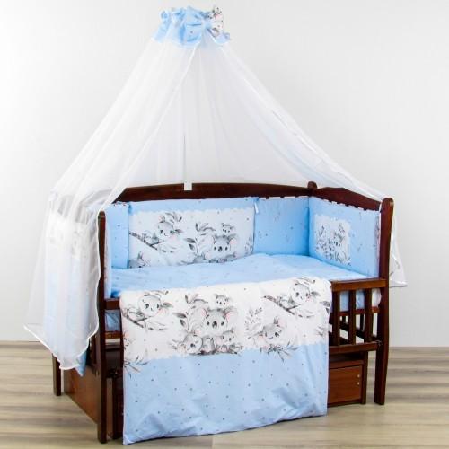 Lenjerie de pat Carapuz Ursuleț New Koala albastru