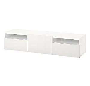 Tumba pentru televizor IKEA Besta White/Timmerviken white