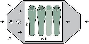 Cort Pinguin Tornado 3 Green Dural