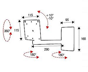 Suport pentru televizor OMB  Millenium 2