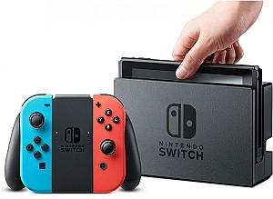 Consola video Nintendo Neon Blue și Neon Red Joy-Con
