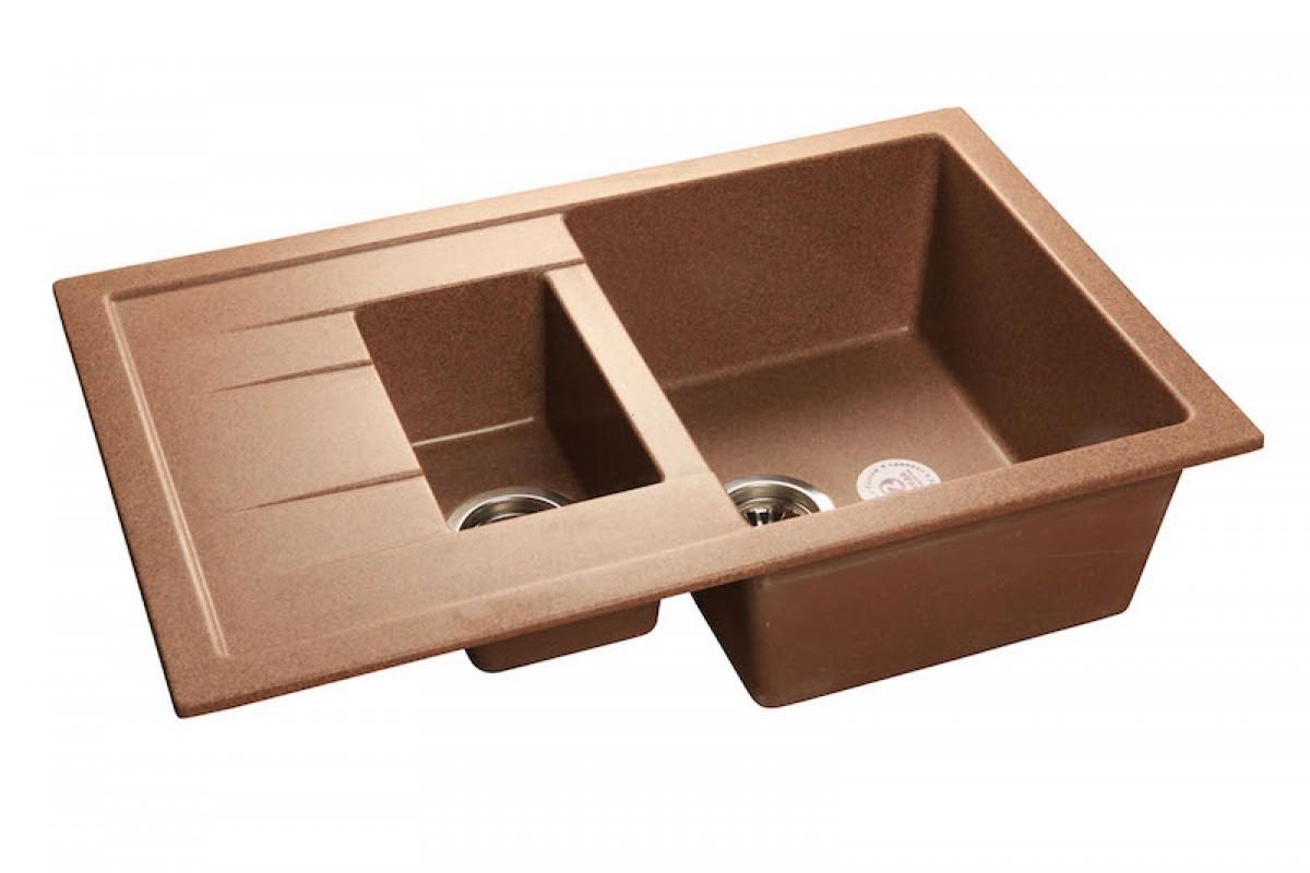 Chiuveta de bucatarie GranFest Quadro GF-Q775KL Teracot