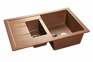 Chiuveta de bucatarie GranFest Quadro GF-Q775KL Teracot