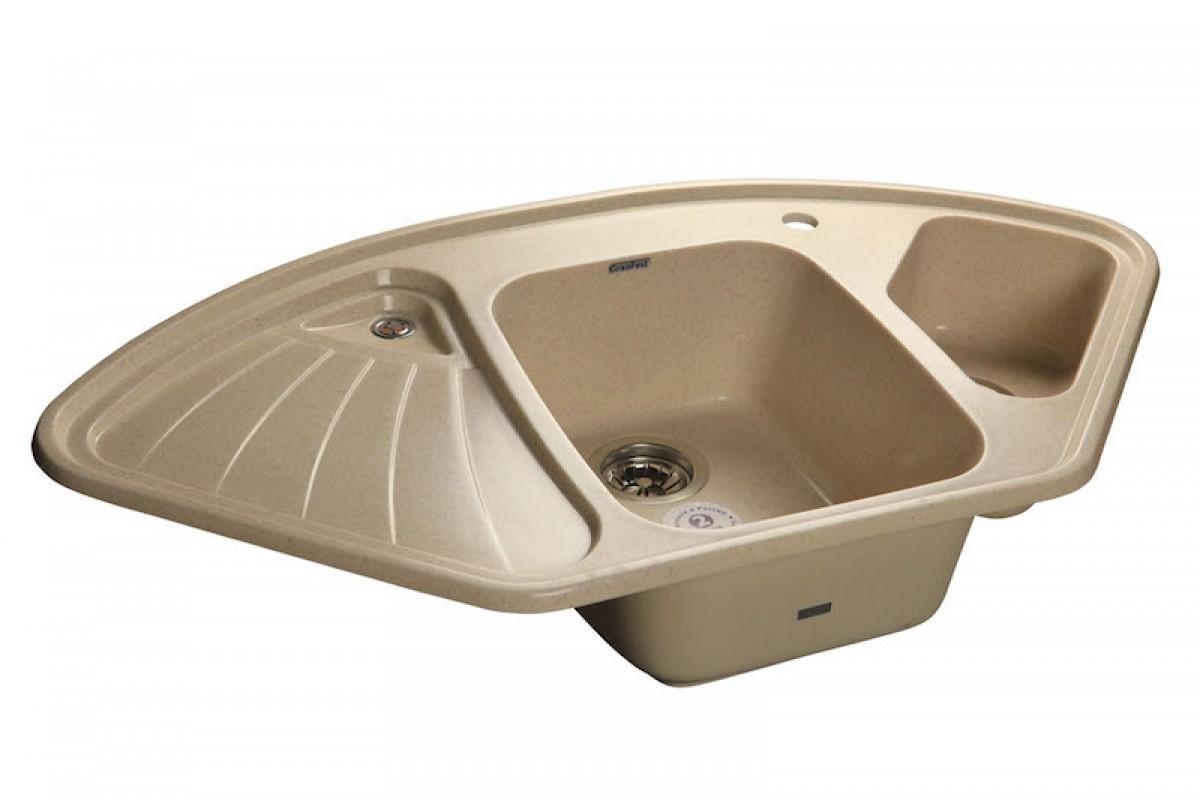 Chiuveta de bucatarie GranFest Corner GF-C1040E Beige