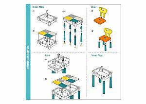 Jucarie interactiva Sluban Masa pentru joc 9in1