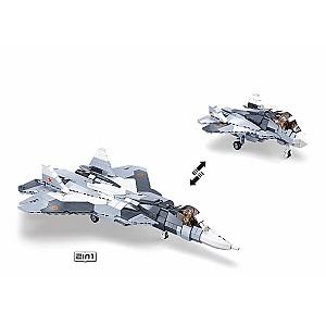 Constructor Sluban Model Bricks — Su-57 Fighter 2in1