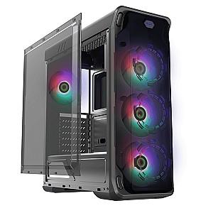 Carcasa GAMEMAX StarLight FRGB Black