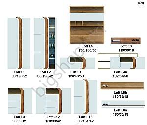 Etajera Fadome Loft L6