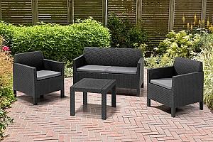 Set mobila de gradina Keter Orlando Set Graphite/Gray