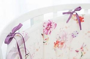 Lenjerie de pat Perina Acuarelă Oval (АО6-125х75) White