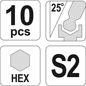 Set de chei TOYA YT0561 (10 buc)