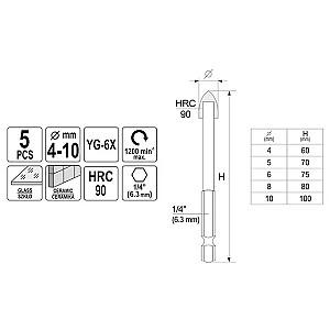Burghiu Sthor STH21709 (5 buc)