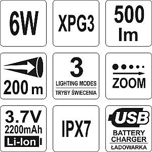 Lanterna Yato YT08568