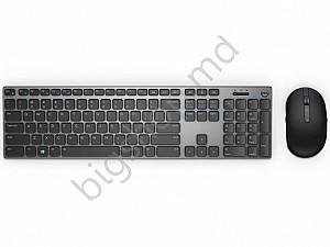 Set tastatura + Mouse DELL Wireless KM717 Premium Black/Silver
