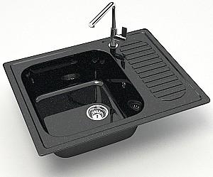Chiuveta de bucatarie Marrbaxx Z015Q4 Black Lucios
