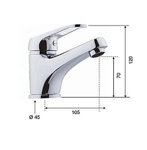 Baterie pentru lavoar Remer REMIX 11