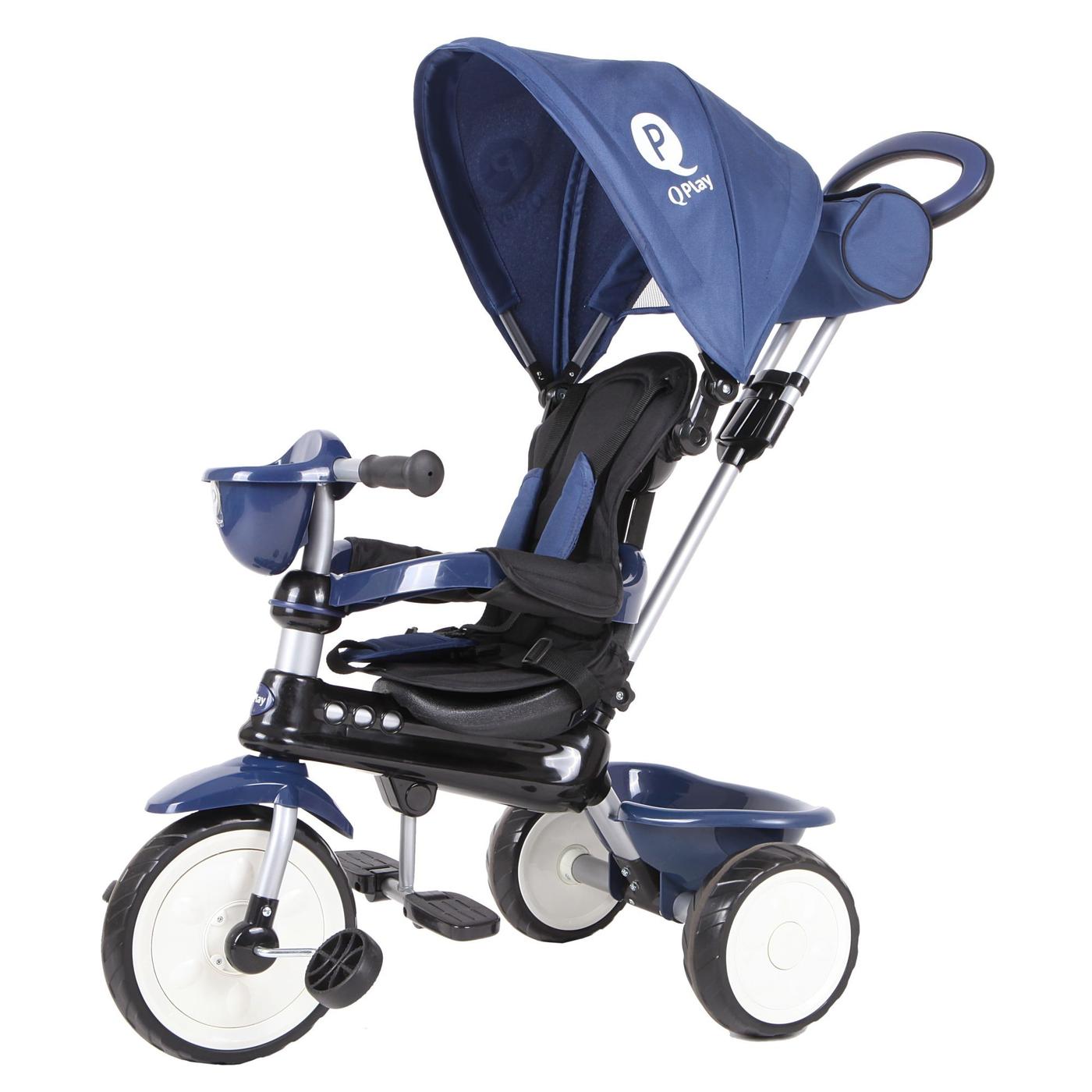 Tricicleta copii QPlay Comfort (Blue)