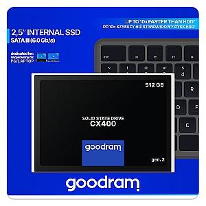 SSD Goodram CX400 Gen.2 2.5" SSD 512GB (SSDPR-CX400-512-G2)