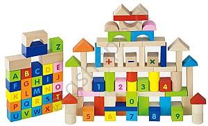 Jucarie interactiva VIGA Block Set - Alphabet & Numbers