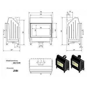 Focar semineu Kratki Zibi