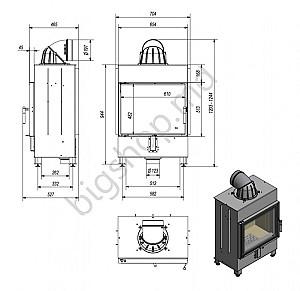 Focar semineu Kratki Lucy 12