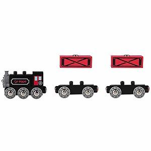 Jucarie interactiva Hape Locomotivă Marfar