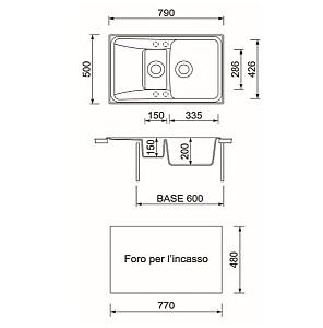 Chiuveta de bucatarie Plados Roxana HR0791 UG