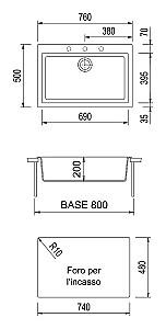 Chiuveta de bucatarie Plados ONE ON7610 UG