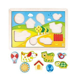 Jucarie interactiva Hape Valea însorită (3 în 1)