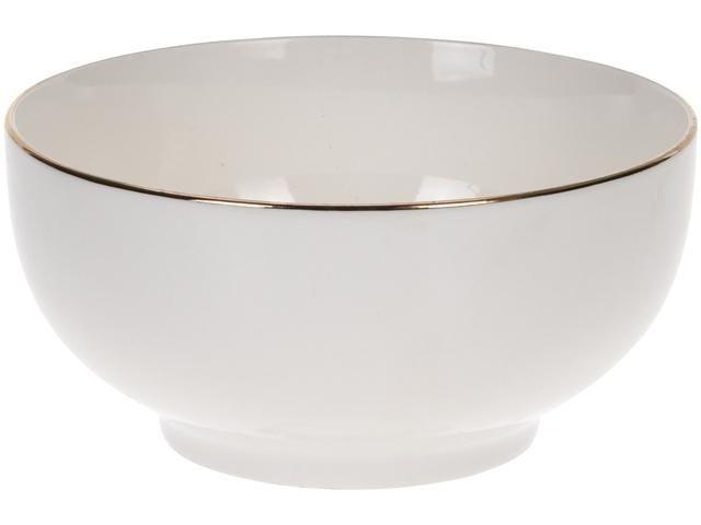 Bol EH Golden Rim alb