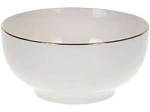 Bol EH Golden Rim alb