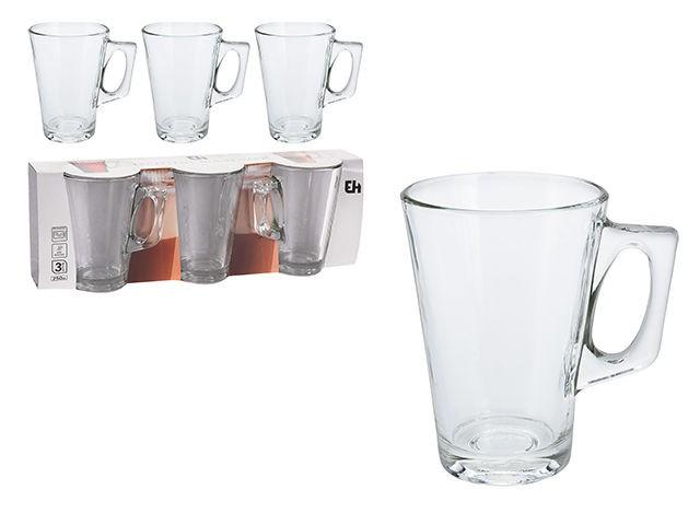 Set pentru ceai si cafea EH 3 buc. 250 ml