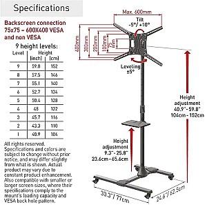 Suport pentru televizor Barkan SW411H