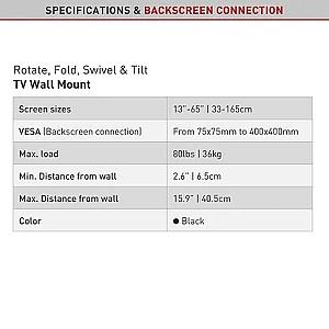 Suport pentru televizor Barkan E3433