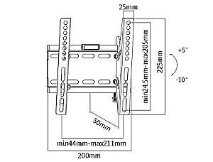 Suport pentru televizor Brateck LP41-22T