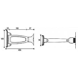 Suport pentru televizor OMB  LUNAR 2 W 200x200