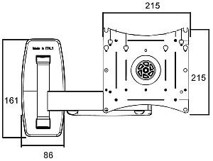 Suport pentru televizor OMB  GYRO 2 EXTRA