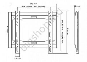 Suport pentru televizor Tracer TRAUCH44012
