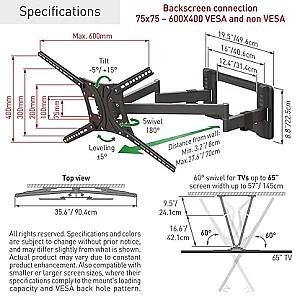 Suport pentru televizor Barkan BM464L