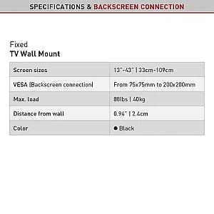 Suport pentru televizor Barkan E202+