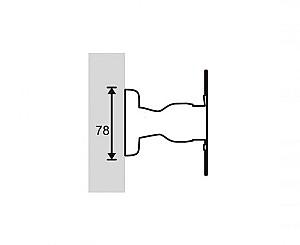 Suport pentru televizor OMB  Lunar 1 400 x 400 Black