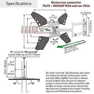 Suport pentru televizor Barkan 3400LW