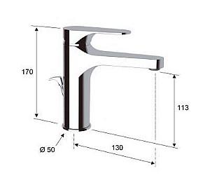 Baterie pentru lavoar Remer CLASS LINE 10