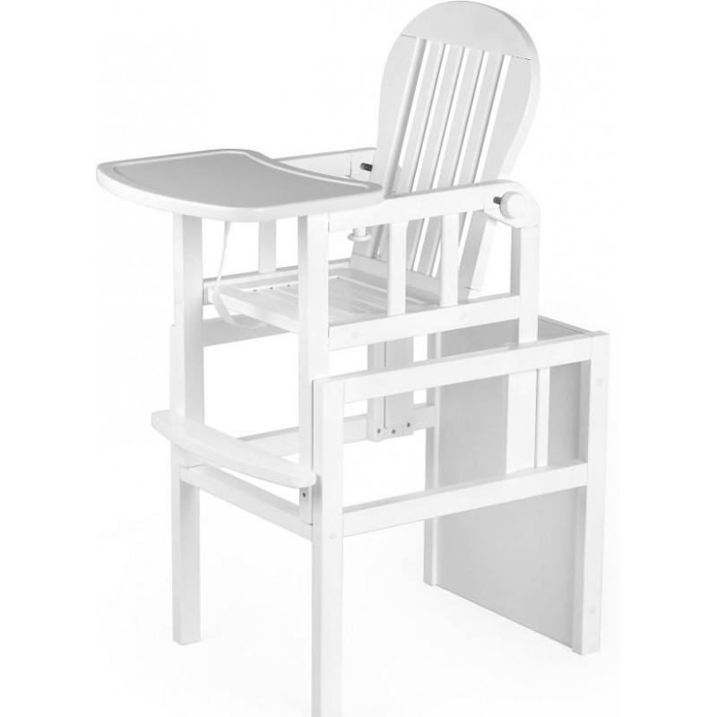 Scaun de masa multifunctional Eucalyptus TESSA (DS2-K01) Alb