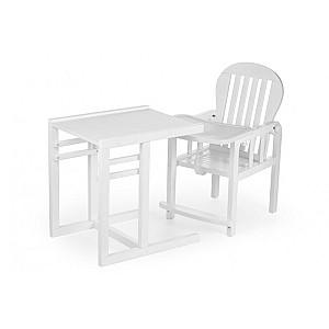 Scaun de masa multifunctional Eucalyptus TESSA (DS2-K01) Alb