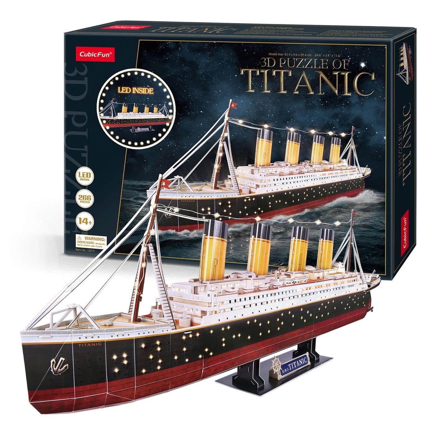 Puzzle CubicFun L521h Titanic