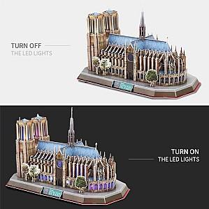 Puzzle CubicFun L173h Notre Dame de Paris LED